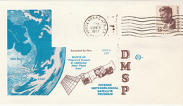 N°633 N -lettre DMSP -défense Meteorological Satellite Program- - Amérique Du Nord