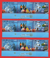 Indonesia 2020, Three Series Of Stamps COVID-19 MNH - Indonesië