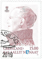 2019 Queen Margrethe, Definitives, Date Cancellation, Greenland - Oblitérés