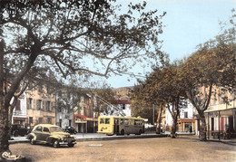 La VALETTE - Rond-Point Général Leclerc - Autobus - Automobile - Café De La Place - Magasin Aux Gourmets - La Valette Du Var