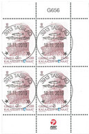 2019 Block, Queen Margrethe, Definitives, Central Date Cancellation, Greenland, MNH - Gebruikt