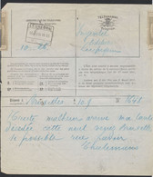 Administration Des Télégraphes - Télégramme Déposé à Bruxelles (1919) > Leupegem + Obl Chemin De Fer. - Postkantoorfolders