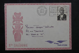 NOUVELLE CALÉDONIE  - Enveloppe De Nouméa Pour Paris En 1972, Affranchissement Général De Gaulle  - L 72561 - Cartas & Documentos