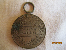 Medaglia Signum Memoriae Franz Josef Austria 1848 - 1898 - Royaux/De Noblesse