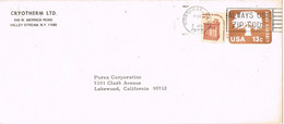 37952. Carta Entero Postal HYCKSVILLE (NY) 1979. Remitido VALLEY STREAM - Altri & Non Classificati