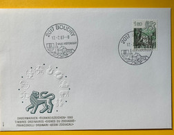 10674 - No 682 Zodiaque Lion Boudry 17.02.1983  FDC - Andere & Zonder Classificatie