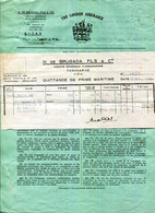 MADAGASCAR.TANANARIVE.THE LONDON ASSURANCE.H.DE BRUGADA FILS & Cie. - Banca & Assicurazione