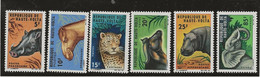 HAUTE - VOLTA  -ANIMAUX DIVERS  -N° 148 A 153 NEUF INFIME CHARNIERE -ANNEE 1966 - - Alto Volta (1958-1984)