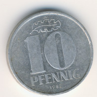 DDR 1982 A: 10 Pfennig, KM 10 - 10 Pfennig