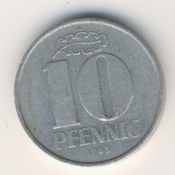 DDR 1963: 10 Pfennig, KM 10 - 10 Pfennig