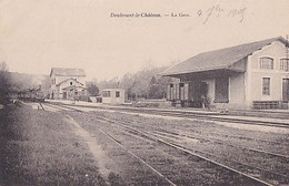 DOULEVANT LE CHATEAU        LA GARE      TRAIN EN PP - Doulevant-le-Château