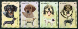 ROMANIA 2012 Dog Breeds  MNH / **.  Michel 6640-43 - Ongebruikt