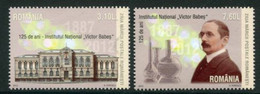 ROMANIA 2012 Babes Institute For Medical Research MNH / **.  Michel 6634-35 - Unused Stamps