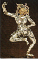 Cp Vierge, Art Religieux, Bouddhisme, Déesse Vajravârâhi, Tibet,  Argent Incrusté - Bouddhisme