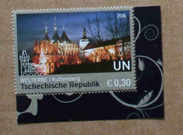 Vi16-01 : Nations-Unies (Vienne) / Patrimoine Mondial - Eglise Ste Barthe Et Cathédrale N D De Sedlec (Kutna Hora) - Ongebruikt