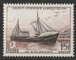 Saint-Pierre-et-Miquelon N° 352 * Bateau - Unused Stamps