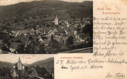 Flörsbachtal - Lohrhaupten, Gesamtansicht Und Kirche, 1905 Nach Kritzendorf In Österreich Versandt - Main - Kinzig Kreis