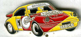 Pin's Voiture Automobile Rallye Porsche Barbara Cédico Magasin - Porsche