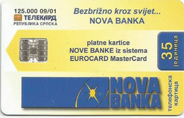Bosnia (Serb Republic) 2001. Chipcard 35 UNITS 125.000-09/01 - Bosnie