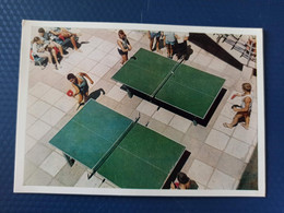 ARTEK. PIONEER CAMP (playing Table Tennis) 1969 - USSR - Ping Pong - Table Tennis