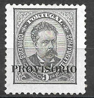 Portugal 1892 - D. Luiz Provisório Afinsa 80 - Unused Stamps