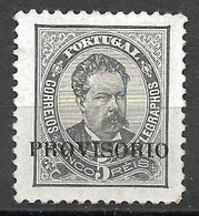 Portugal 1892 - D. Luiz Provisório Afinsa 80 - Ongebruikt