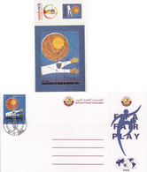 2002 QATAR FIFA WORLD CUP Post Card Unused - Qatar