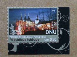 Ge16-01 : Nations-Unies (Genève) / Patrimoine Mondial - Eglise Ste Barthe Et Cathédrale N D De Sedlec (Kutna Hora) - Unused Stamps