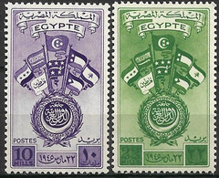 B0779 - Egypte 1945 - L'union Arabe 2v.neufs** - Unused Stamps