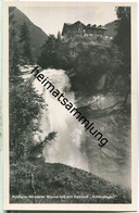 Mittlerer Krimmler Wasserfall - Gasthof Schönangerl - Foto-AK - Verlag C. Jurischek Salzburg - Krimml