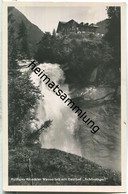 Mittlerer Krimmler Wasserfall - Gasthof Schönangerl - Foto-AK - Verlag C. Jurischek Salzburg - Krimml