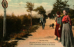 57 / Moselle / Gravelotte / Rencontre De Soldats Africains A La Frontière - Bitche