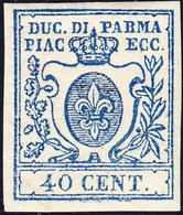 1857/59 40 C. Vollrandig Ungebrauchte Marke Mit Originalgummi. - Parma