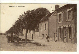 Carte Postale Ancienne Charmoy - Grande Route - Charmoy