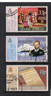 (8-10-2020) British Antarctic Territory - 3 Used Stamps  (Silver Jubilee) - Gebruikt