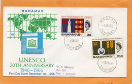 Bahamas UN 1966 FDC - Bahamas (1973-...)