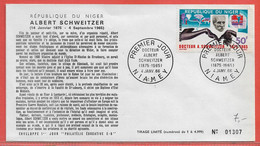 SCHWEITZER NIGER FDC DE 1966 DE NIAMEY - Albert Schweitzer