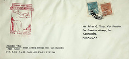 1937 Brasil / Brazil Pan Am 1.º Voo / First Flight Rio De Janeiro Buenos Aires Via Assunción - Airmail
