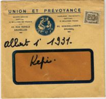 419 Petit Sceau De L'Etat 10 C Olive De 1939 Sur Lettre - Typo Precancels 1936-51 (Small Seal Of The State)