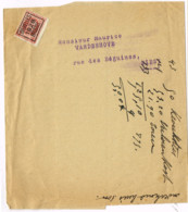 166 Houyoux Bruxelles 1928 Sur Document - Typo Precancels 1922-31 (Houyoux)