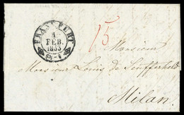 1853, Altdeutschland Thurn Und Taxis, Brief - Storia Postale