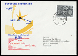 1958, Bundesrepublik Deutschland, BELGIEN, Brief - Other & Unclassified