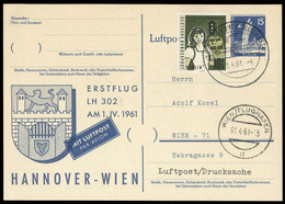 1961, Bundesrepublik Deutschland, PP 19 U.a., Brief - Other & Unclassified