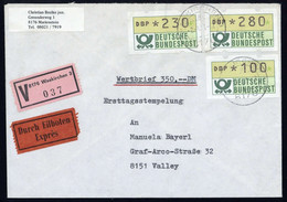 1981, Bundesrepublik Deutschland, ATM1 (3), FDC - Autres & Non Classés