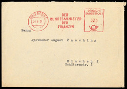 1951, Bundesrepublik Deutschland, Brief - Other & Unclassified