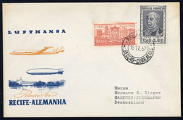 1957, Bundesrepublik Deutschland, Bras., Brief - Autres & Non Classés