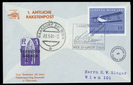 1961, Österreich, DRG 10, Brief - Mechanische Stempel