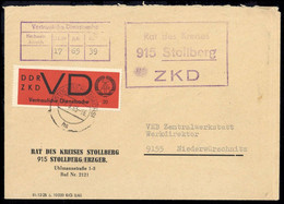 1965, DDR, VD 3x, Brief - Sonstige & Ohne Zuordnung