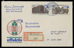 1987, DDR, U 6, Brief - Other & Unclassified