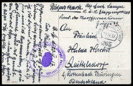 1917, Österreich, Brief - Mechanische Stempel